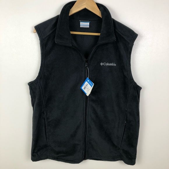 Columbia Men's Full Zip Fleece Outdoor Casual Vest